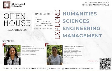 Undergraduate Admissions Open House: Hyderabad