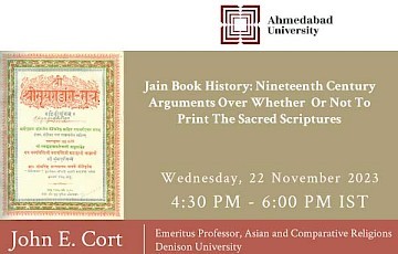 Jain Book History: Nineteenth Century Arguments over whether or not to print the Sacred Scriptures