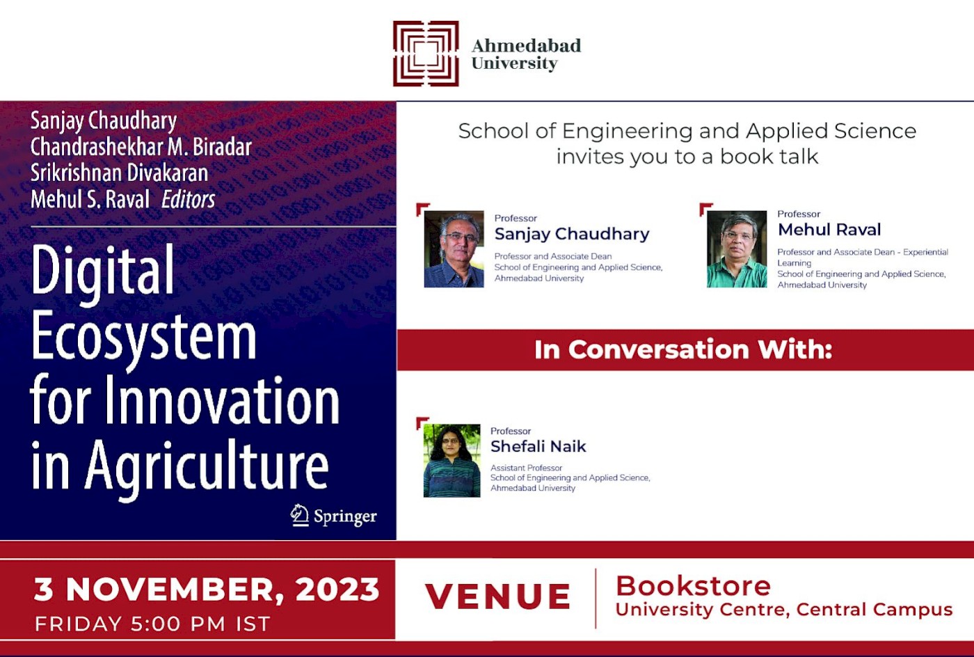 Book Talk: Digital Ecosystem for Innovation in Agriculture