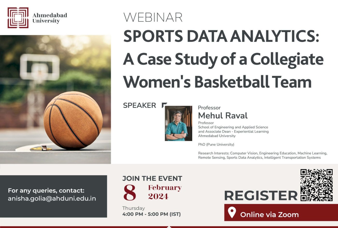 Sports Data Analytics: A Case Study of a Collegiate Women's Basketball Team