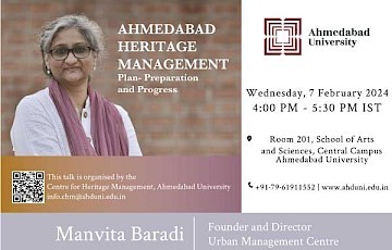 Ahmedabad Heritage Management Plan: Preparation and Progress