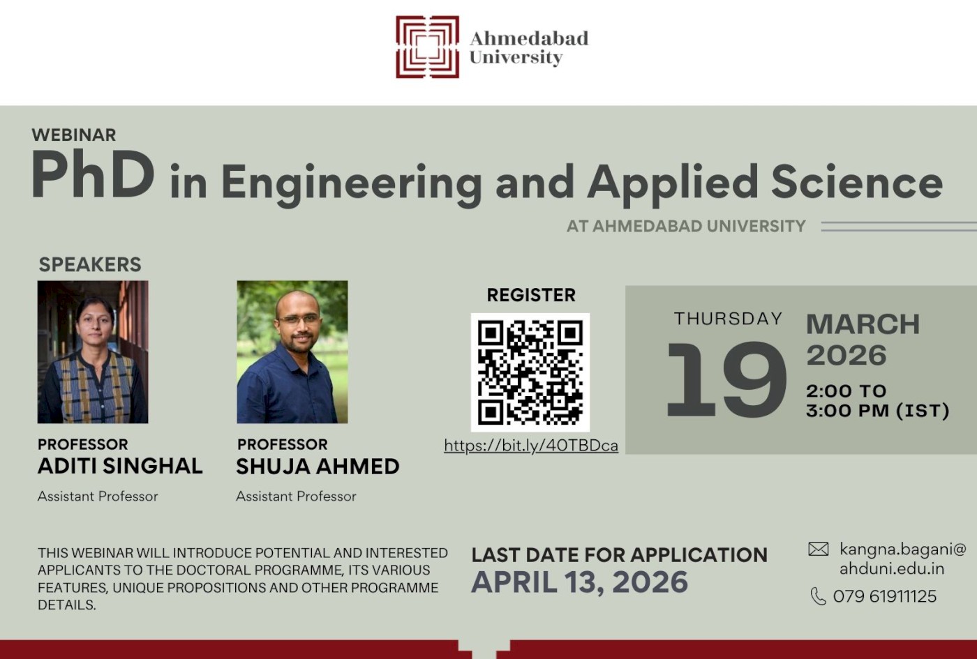 Webinar: PhD in Engineering and Applied Sciences