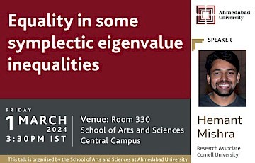 Equality in Some Symplectic Eigenvalue Inequalities