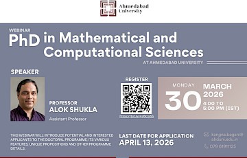 Webinar: PhD in Mathematical and Computational Sciences