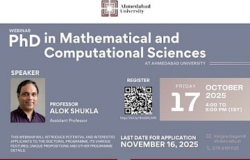 Webinar: PhD in Mathematical and Computational Sciences