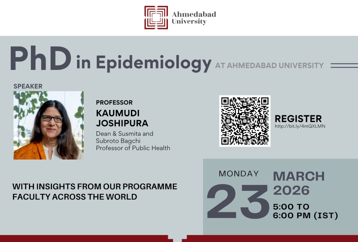 Webinar: PhD in Epidemiology