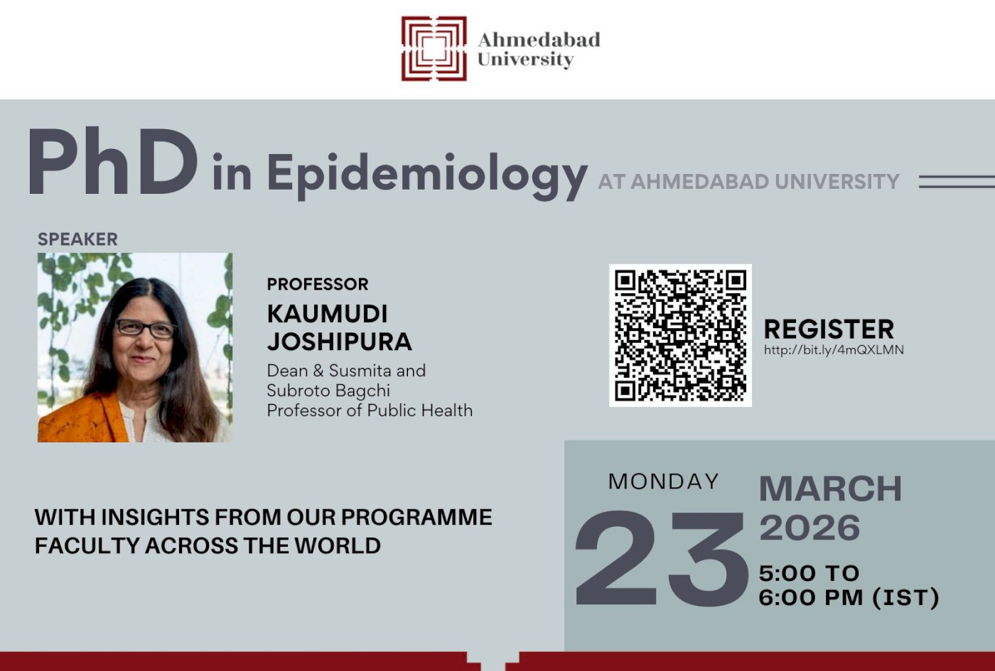 Webinar: PhD in Epidemiology