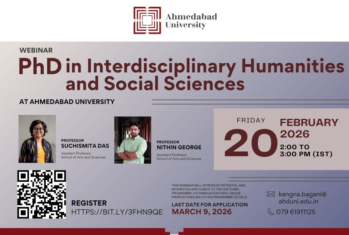 Webinar: PhD in Interdisciplinary Humanities and Social Sciences