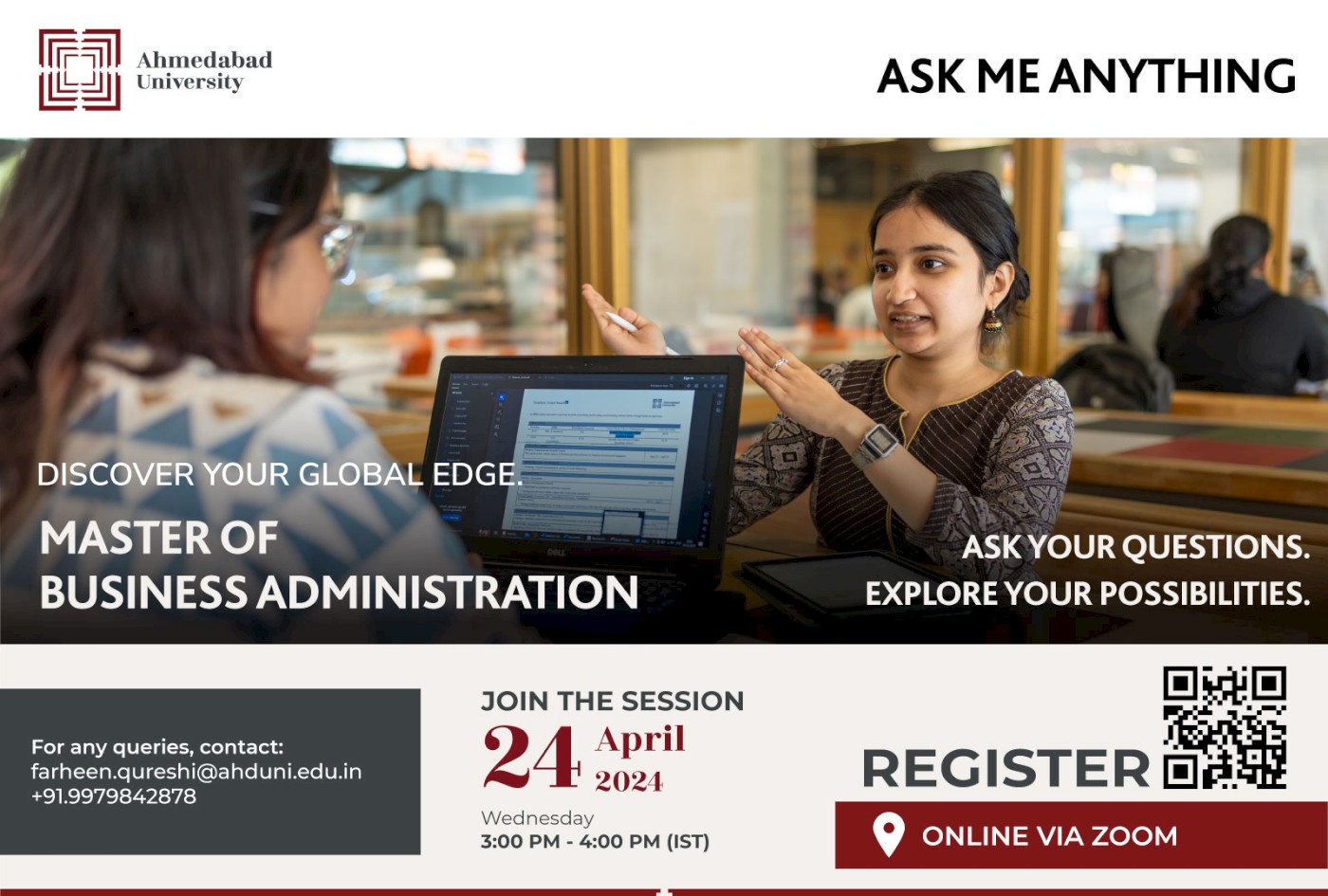 Ask me Anything: Master of Business Administration