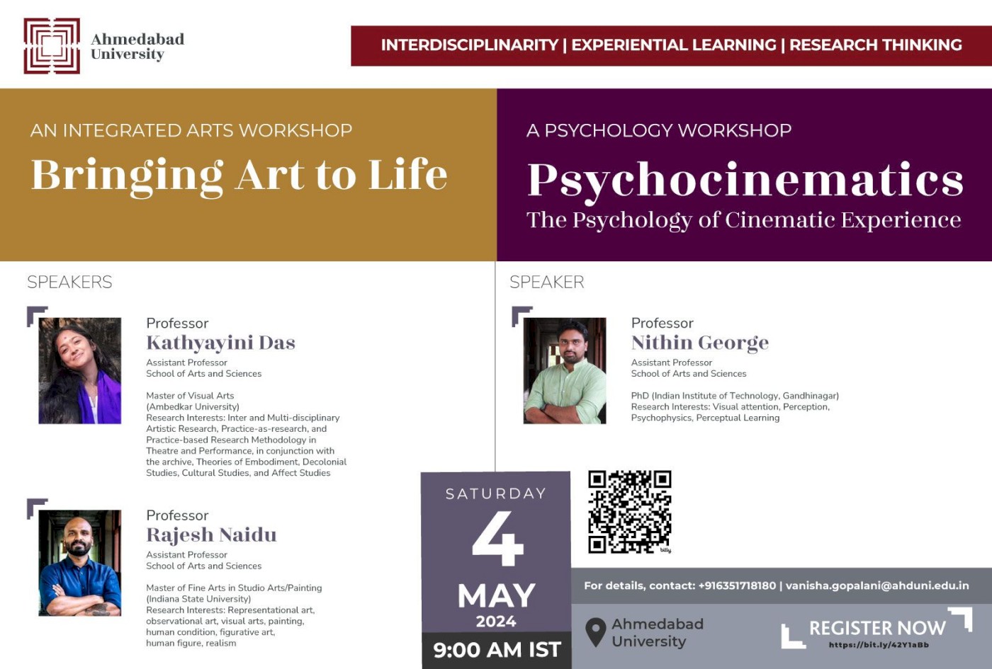 Integrated Arts and Psychology Workshop
