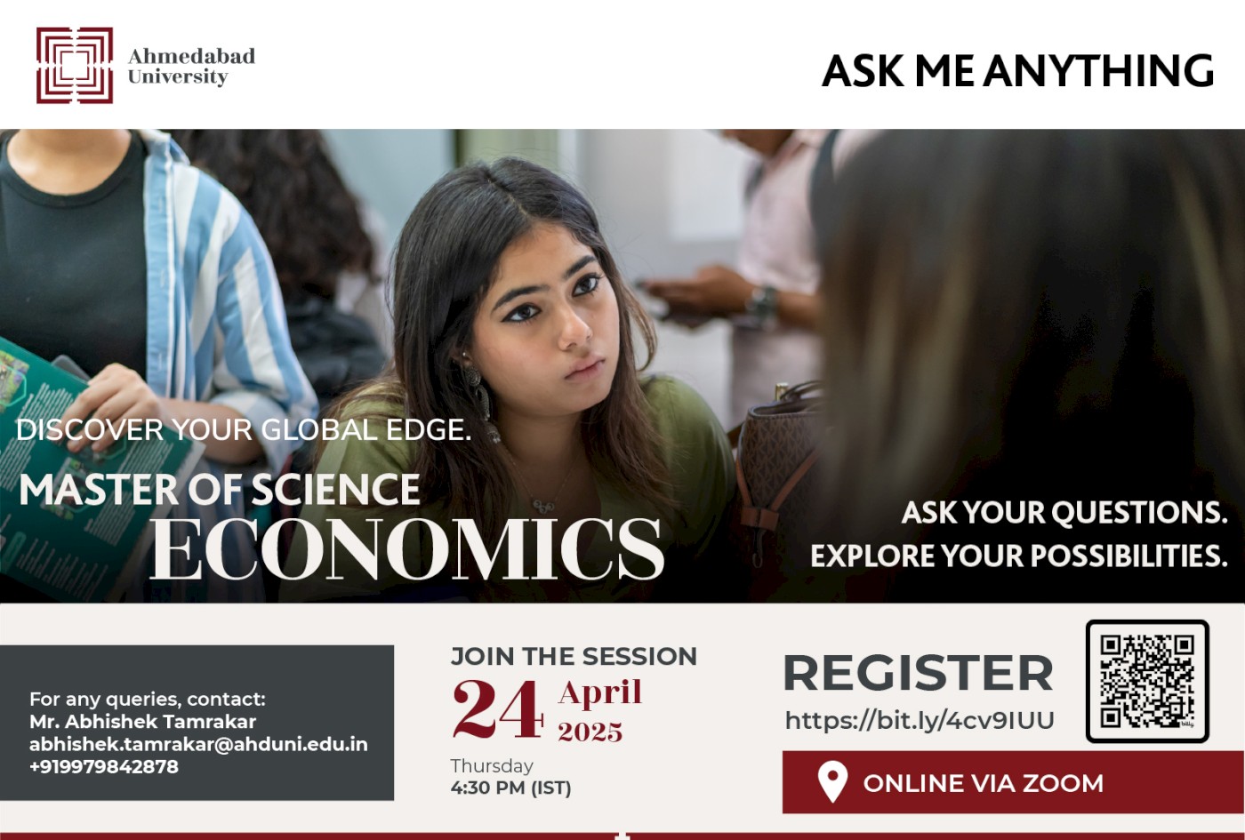 Ask me Anything: Master of Science in Economics