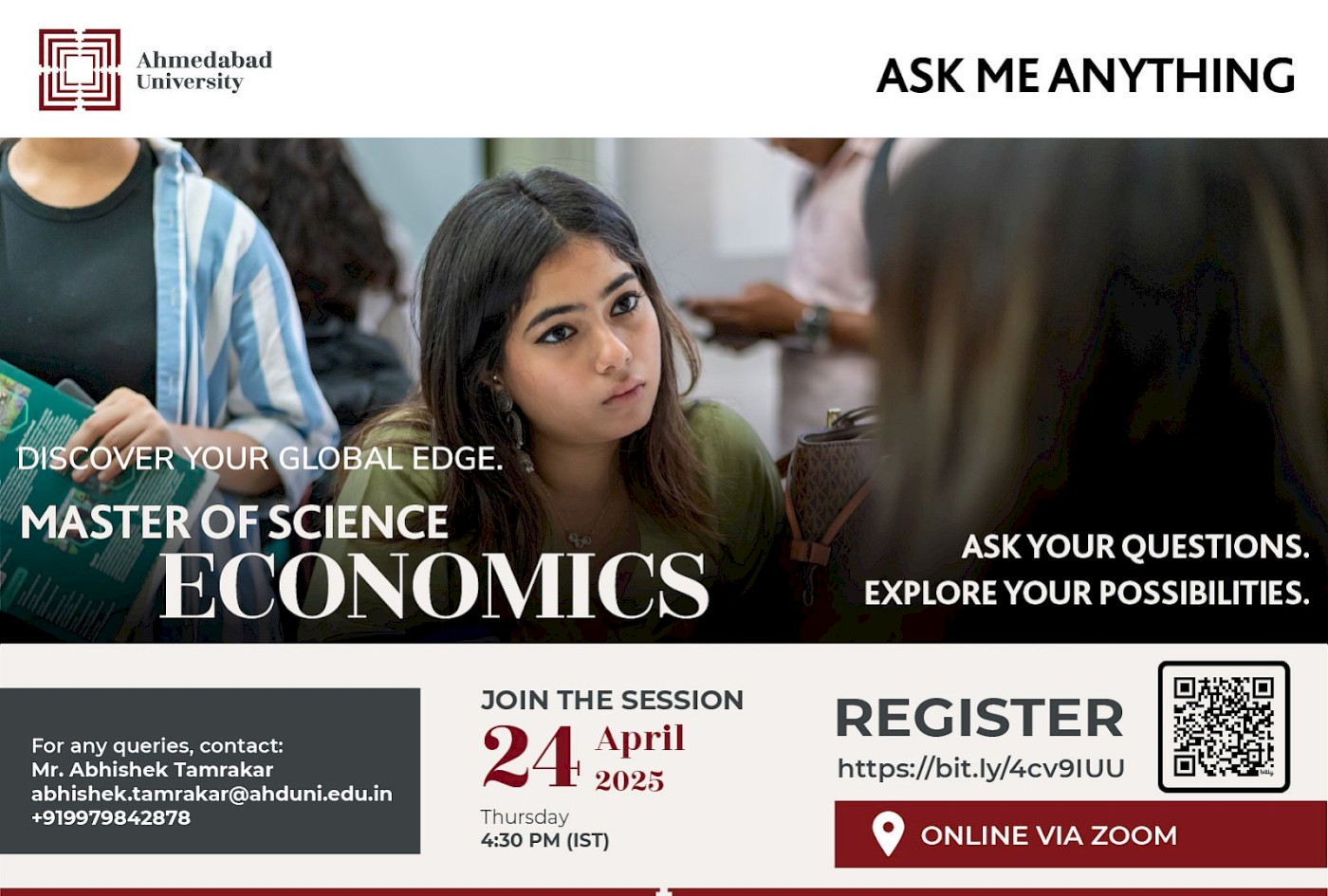 Ask me Anything: Master of Science in Economics