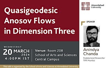 Quasigeodesic Anosov Flows in Dimension Three