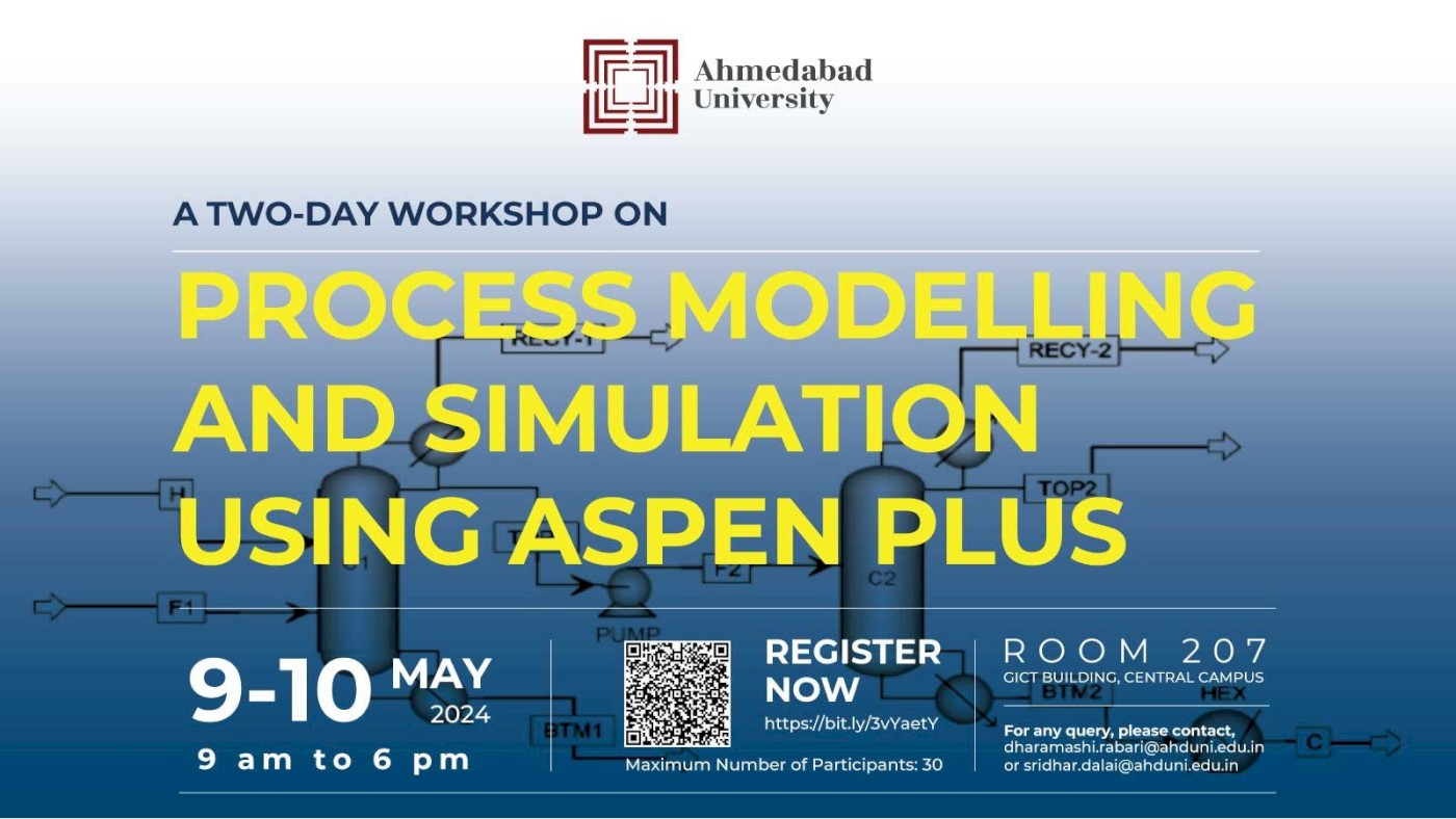 Two Day Workshop: Process Modelling and Simulation using Aspen Plus