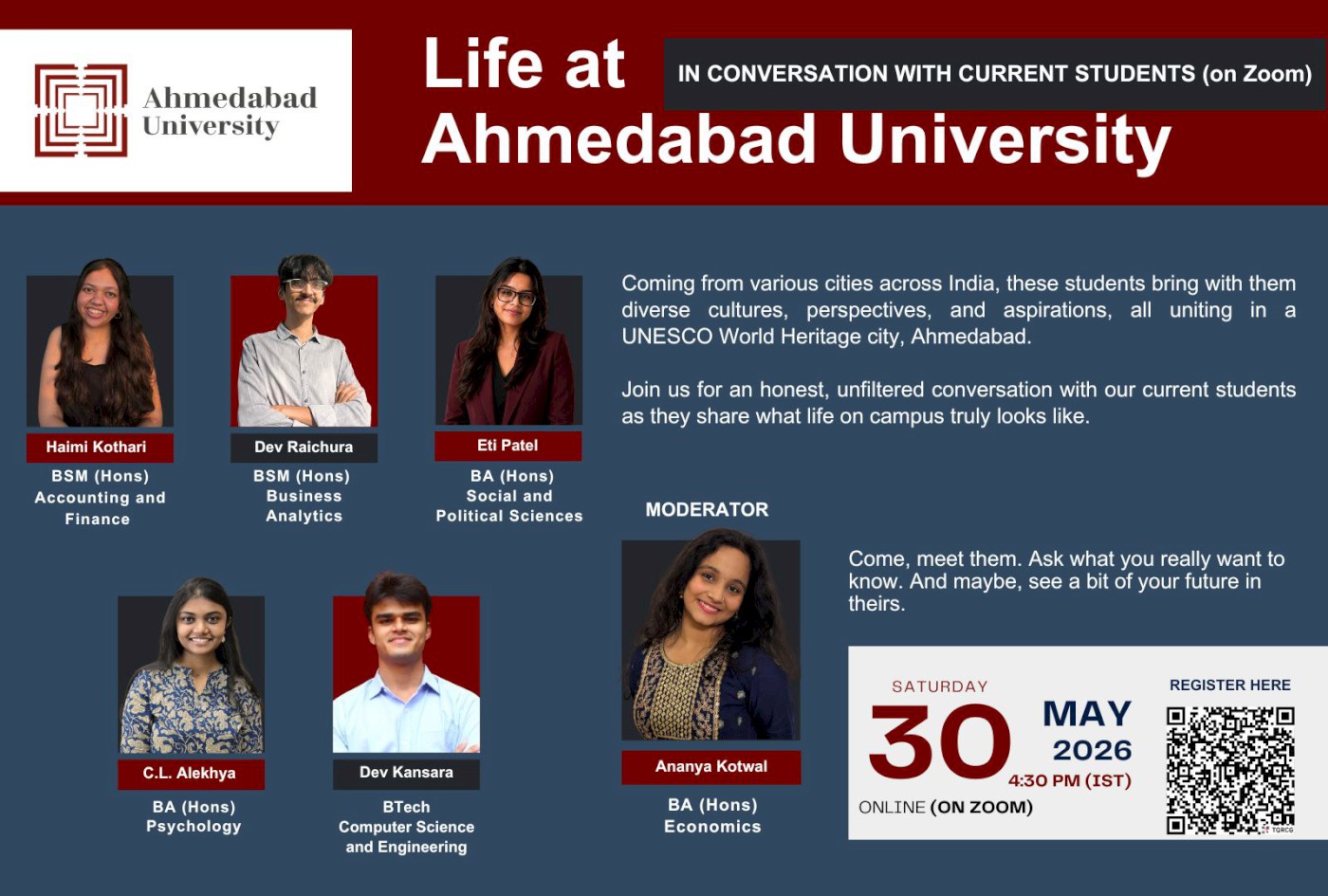 Life at Ahmedabad University