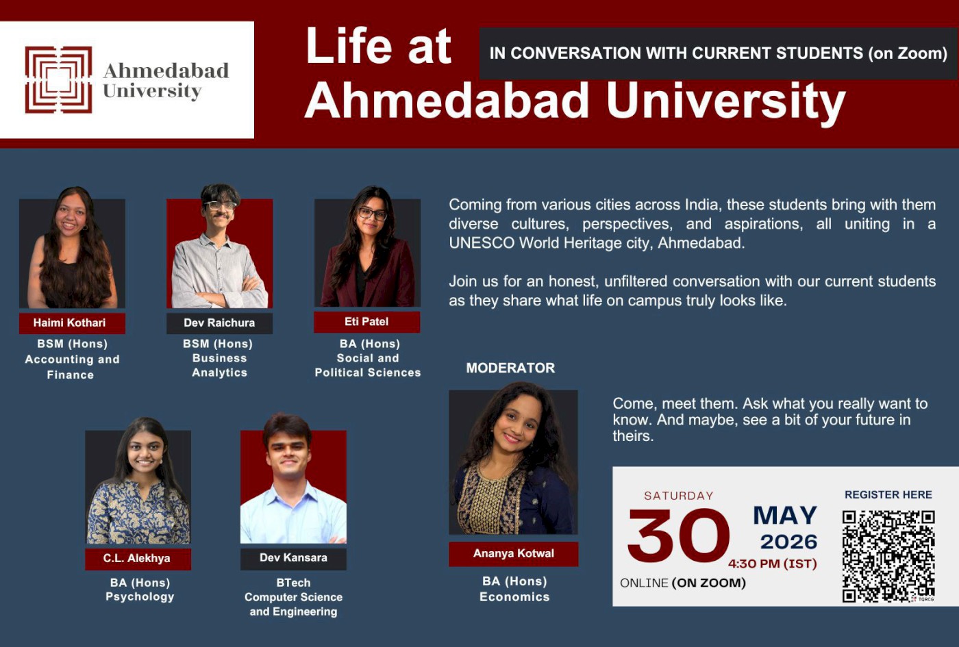 Life at Ahmedabad University