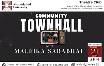 Community Townhall with Mallika Sarabhai