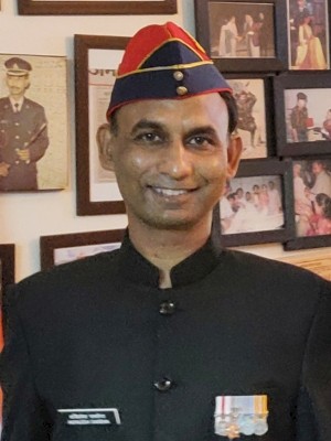 Captain Akhilesh Saxena, Speaker at Ahmedabad University