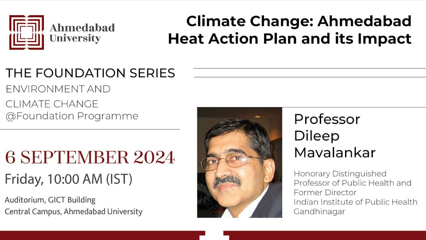Climate Change and Ahmedabad Heat Action Plan