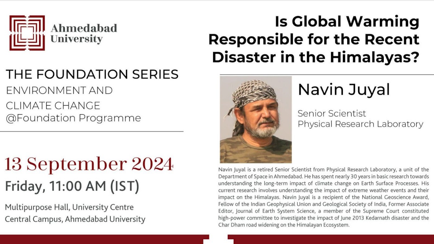 Is Global Warming Responsible for the Recent Disaster in the Himalayas?