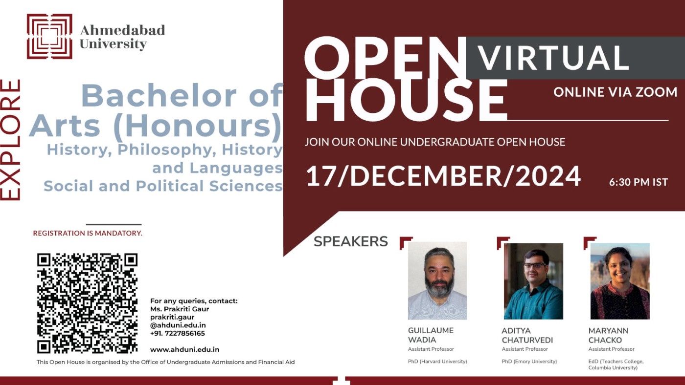 Virtual Open House: History | Philosophy, History and Languages | Social and Political Sciences