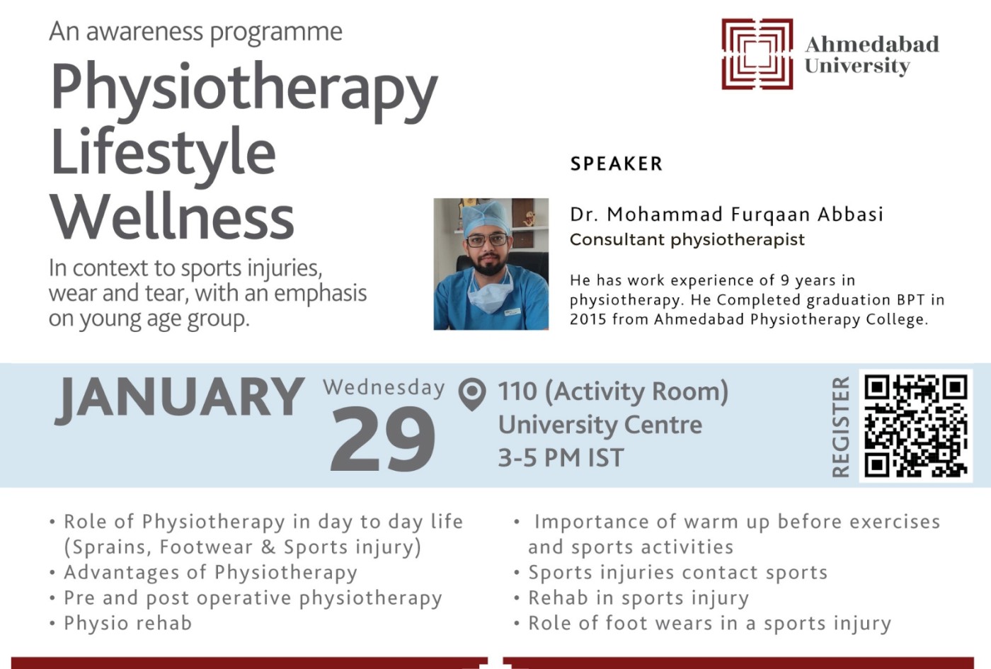 Awareness Programme on Physiotherapy, Life style and Wellness