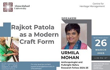 Rajkot Patola as a Modern Craft Form