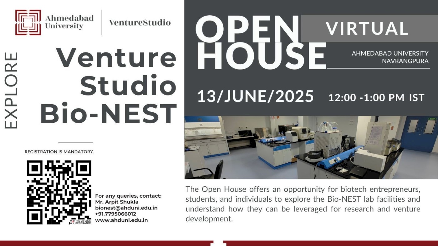 Virtual Open House: VentureStudio Bio-NEST