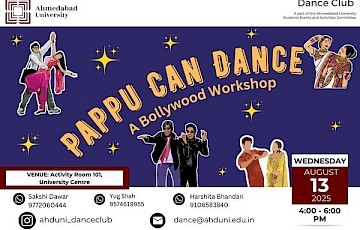 Pappu can Dance: A Bollywood Workshop
