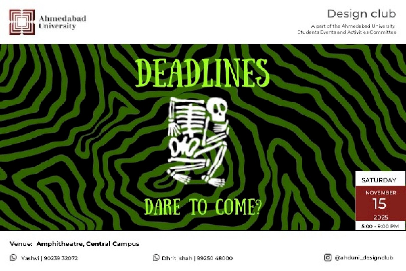 Deadlines | Design Club