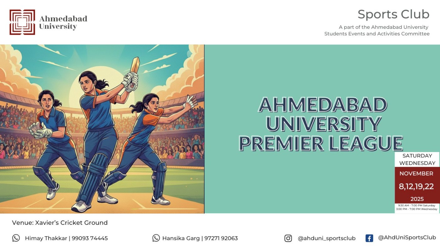 Ahmedabad University Premier League 2025 (AUPL) | Sports Club