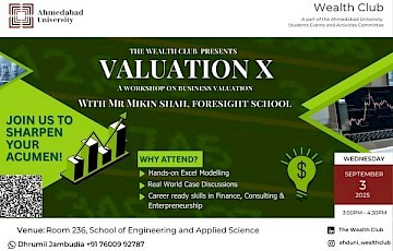Valuation X: A Workshop on Business Valuation