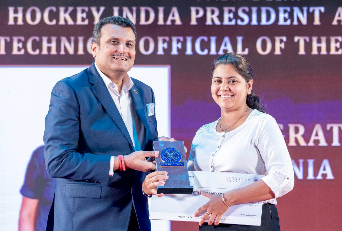 Sonia Bathla Honoured with Hockey India's Tech Official of the Year