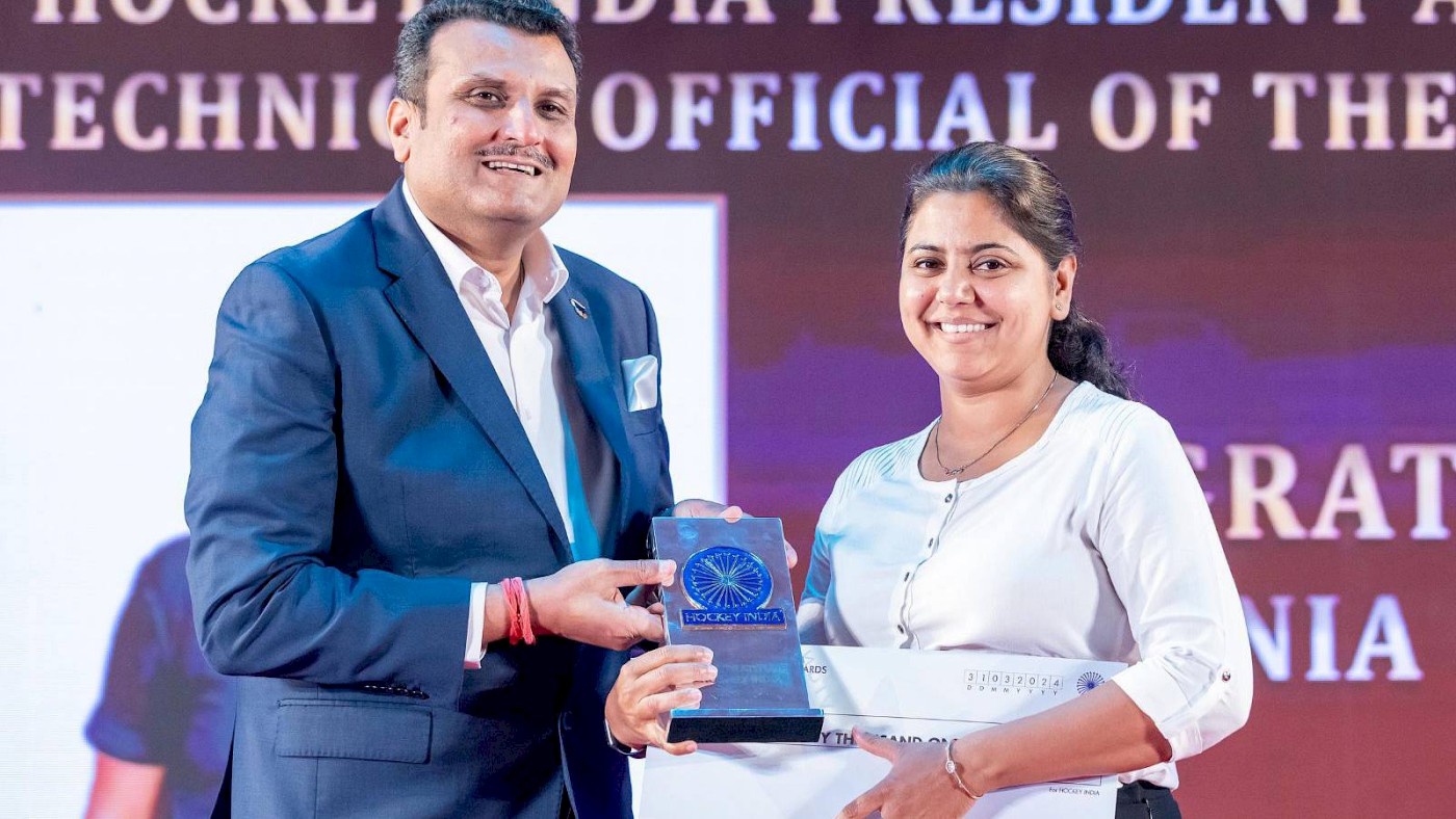 Sonia Bathla Honoured with Hockey India's Tech Official of the Year