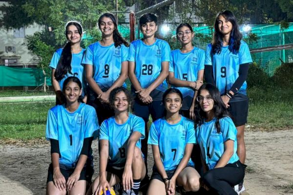 Volleyball Team in Khel Mahakumbh Village Level