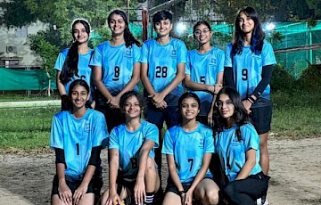 Volleyball Team in Khel Mahakumbh Village Level