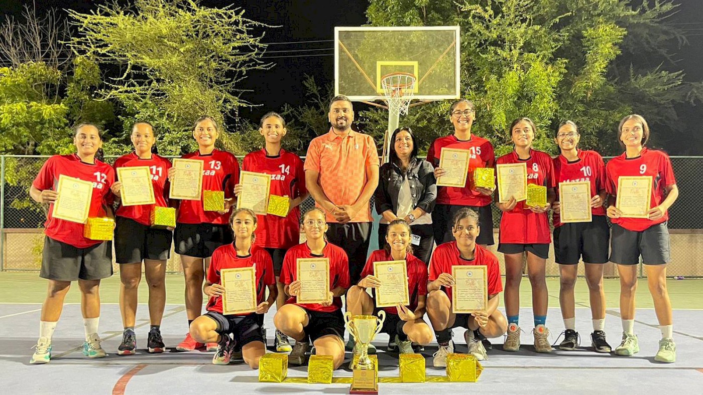 Ahmedabad Students Were Part of the Team that Won Silver in the Gujarat Senior State Basketball Championship