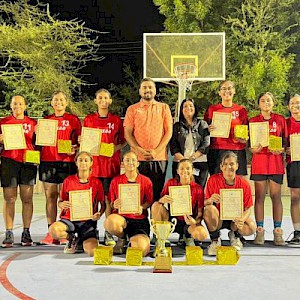 Ahmedabad Students Were Part of the Team that Won Silver in the Gujarat Senior State Basketball Championship