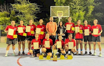 Ahmedabad Students Were Part of the Team that Won Silver in the Gujarat Senior State Basketball Championship