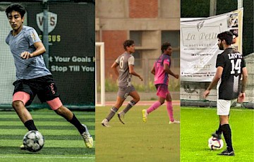 Ahmedabad University Football Players represented District at Inter District Football Tournament