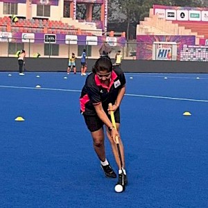 Sonia Bathla Assistant Technical Delegate  at Hero Hockey India League at Ranchi