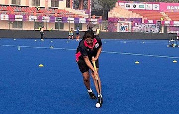 Sonia Bathla Assistant Technical Delegate  at Hero Hockey India League at Ranchi