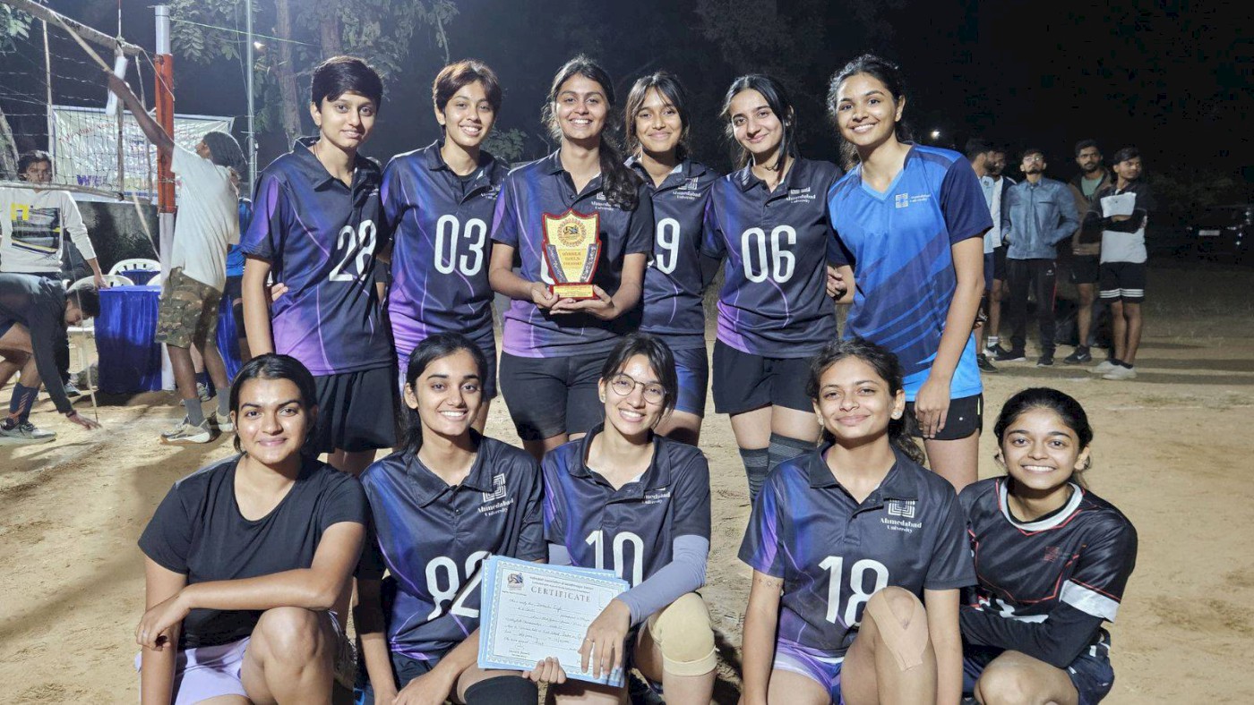 Volleyball Girls’ Team Brings Home Top Honours at Gandhinagar District Tournament