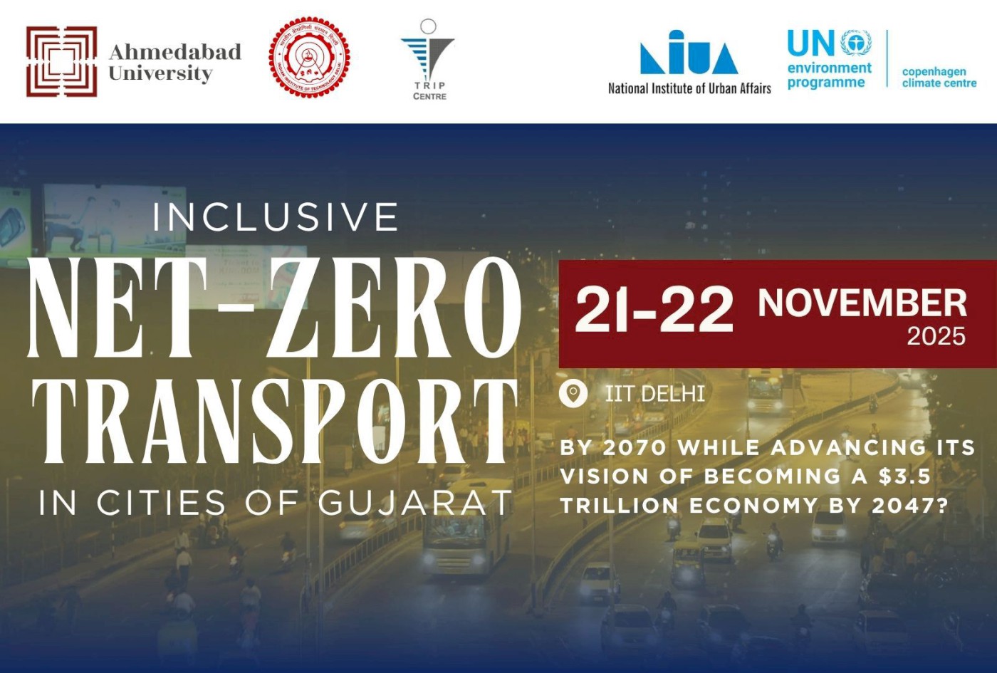 Inclusive Net-Zero Transport in Cities of Gujarat