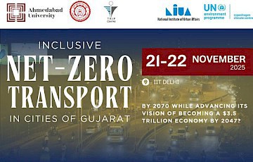 Inclusive Net-Zero Transport in Cities of Gujarat