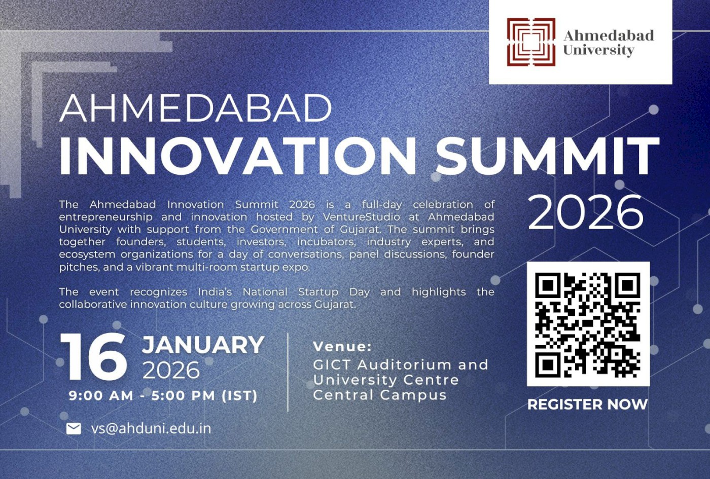 Ahmedabad Innovation Summit 2026