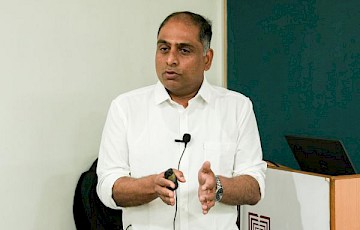Kiran Shinde, Speaker at Ahmedabad University