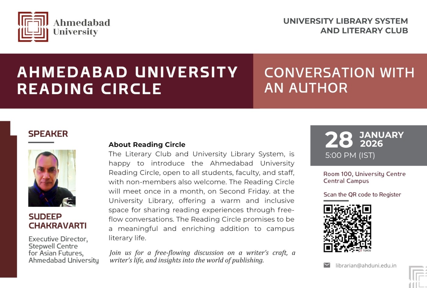 Reading Circle: A Conversation with Author