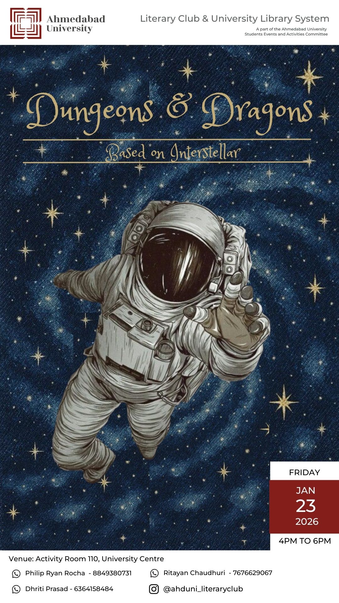 Interstellar Dungeons & Dragons Event