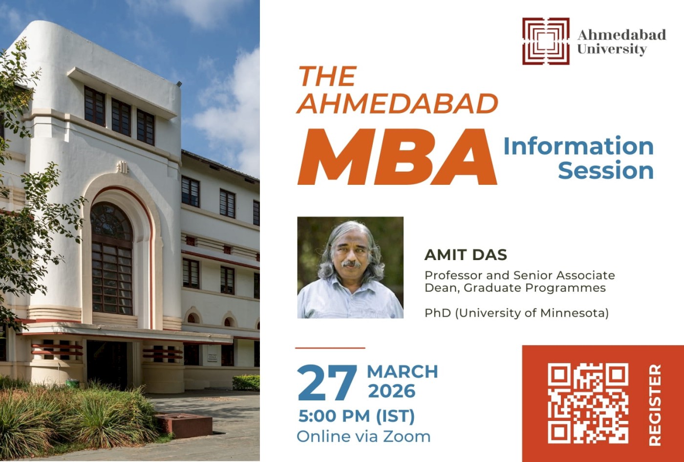The Ahmedabad MBA: Information Session